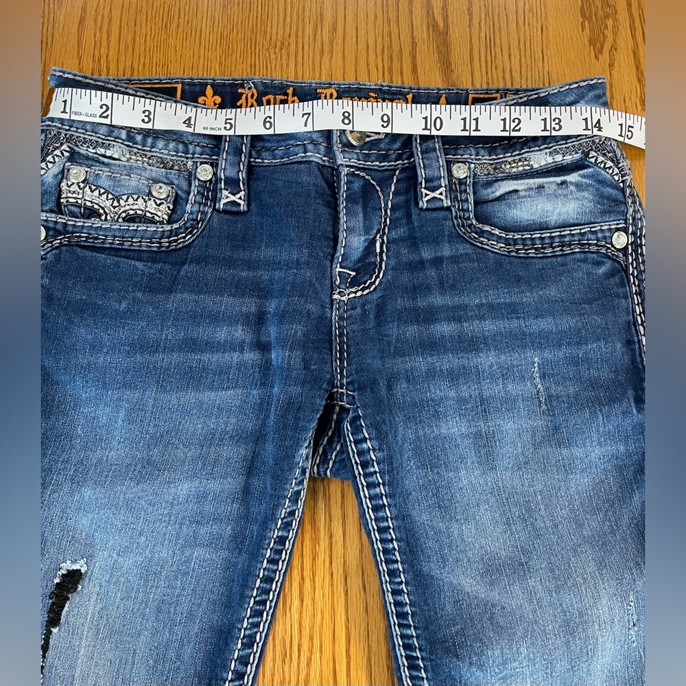 👖Rock Revival Size 26 Celinda Skinny Ankle Med Wash Jeans - Picture 8 of 16